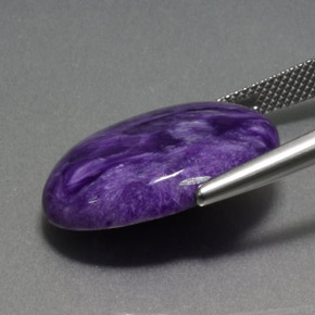 14.40 карата, натуральный Фиолетовый Чароит, Огранка Овал, Непрозрачный