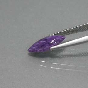 1.32 карата, натуральный Фиолетовый Чароит, Маркиза, Непрозрачный