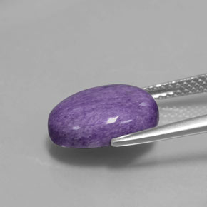 3.76 карата, натуральный Фиолетовый Чароит, Огранка Овал, Непрозрачный