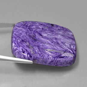 93.43 карата, натуральный Фиолетовый Чароит, Подушка Крой, Непрозрачный