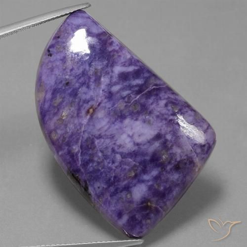 48.40ct Натуральный Средний фиолетовый чароит, причудливая, Непрозрачный