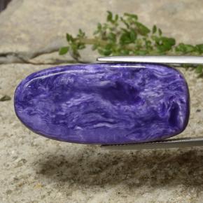 33.22 карата, натуральный Фиолетовый Чароит, Необычная форма, Непрозрачный