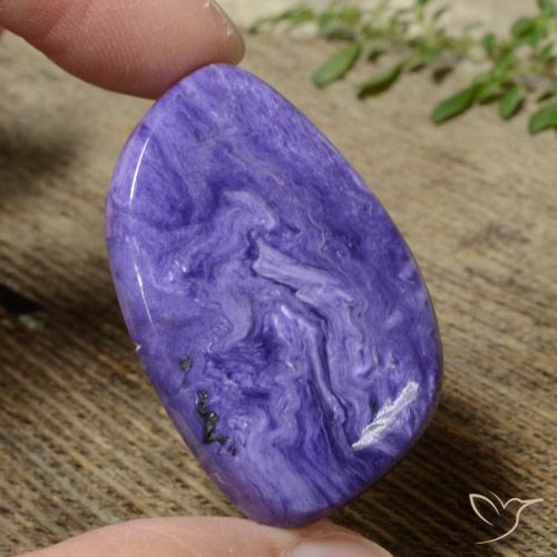 39.50ct Натуральный Интенсивный фиолетовый чароит, причудливая, Непрозрачный