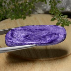 29.45 карата, натуральный Средне-темно-фиолетовый Чароит, Необычная форма, Непрозрачный