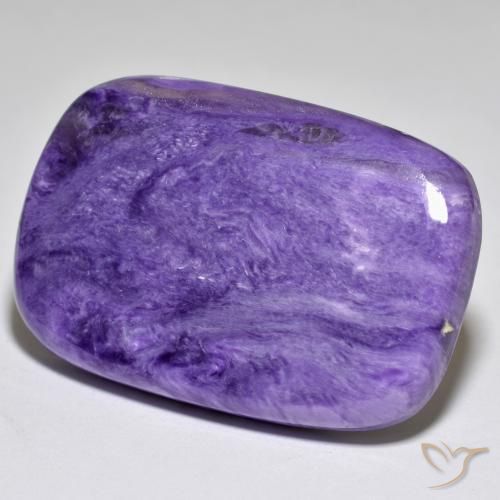 53.26ct Натуральный Светло-бархатный пурпурный фиолетовый Чароит, Подушка, Непрозрачный