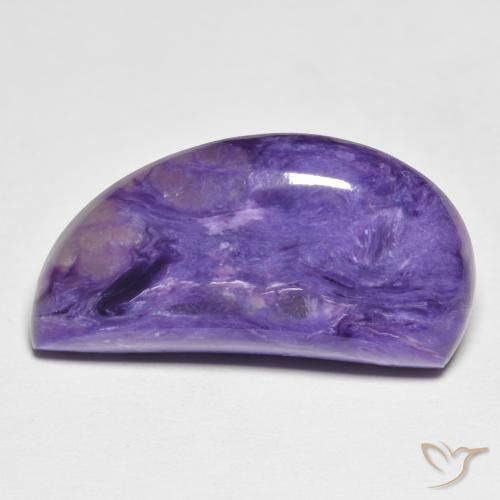 12.59ct Натуральный Medium Dark-Violet чароит, причудливая, Непрозрачный