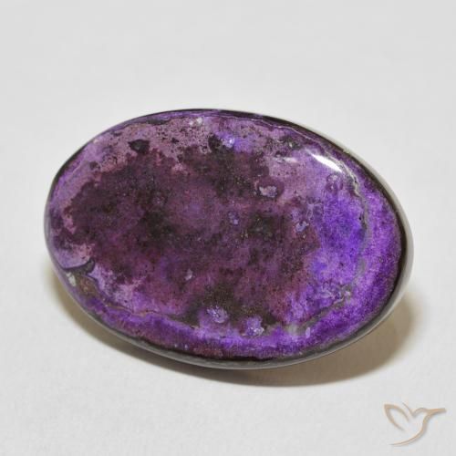 20.25 карата, натуральный Medium Dark-Violet Чароит, Овал, Непрозрачный