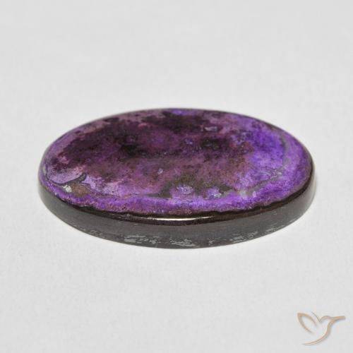 20.25 карата, натуральный Medium Dark-Violet Чароит, Овал, Непрозрачный