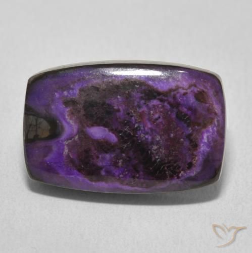 13.27ct Натуральный Medium Dark-Violet чароит, Подушка, Непрозрачный
