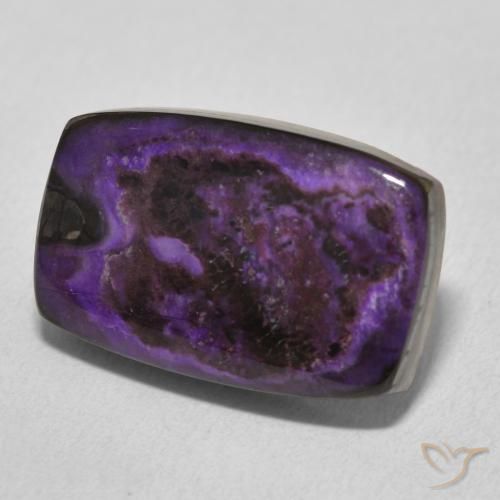 13.27 карата, натуральный Medium Dark-Violet Чароит, Подушка, Непрозрачный