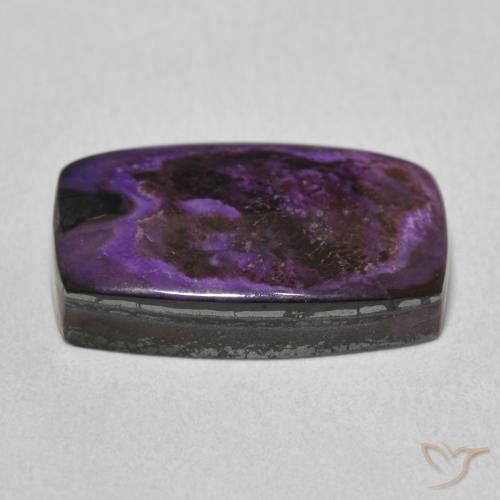 13.27 карата, натуральный Medium Dark-Violet Чароит, Подушка, Непрозрачный