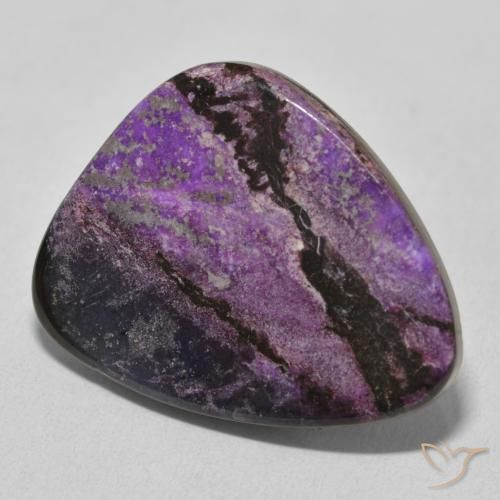 21.42 карата, натуральный Medium Dark-Violet Чароит, причудливая, Непрозрачный