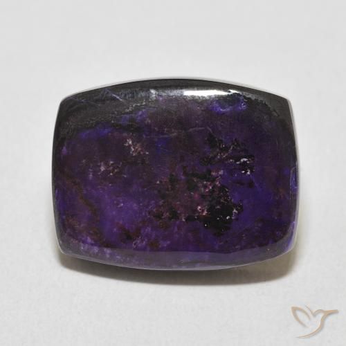 16.25ct Натуральный Темно-фиолетовый чароит, Подушка, Непрозрачный