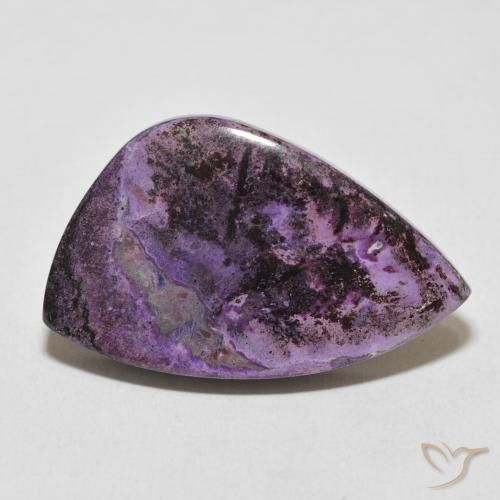 27.82ct Натуральный Средне-глубокий фиолетовый чароит, причудливая, Непрозрачный