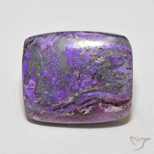 16.78ct Натуральный Средний фиолетовый чароит, Подушка, Непрозрачный