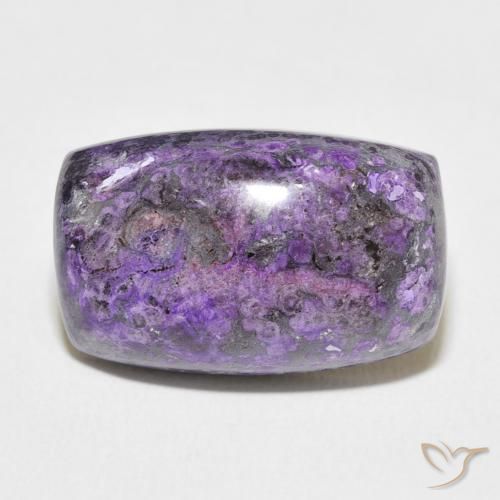 14.42ct Натуральный Темно-фиолетовый чароит, Подушка, Непрозрачный