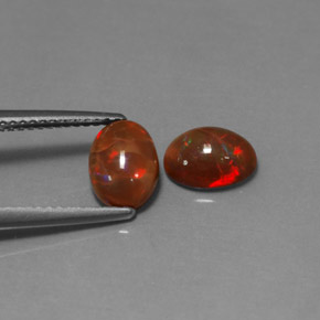  карата, натуральный Многоцветный Шоколадный опал, Прозрачный, Полупрозрачный