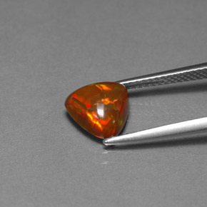 1.35 карата, натуральный Многоцветный Шоколадный опал, Прозрачный, Полупрозрачный