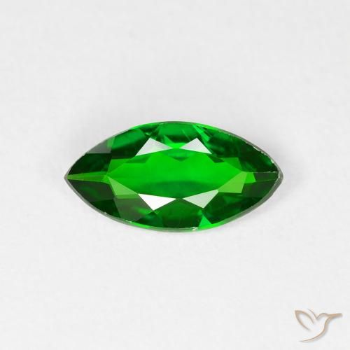0.83ct Натуральный Яркий лесной зеленый Хромдиопсид, Маркиза, Чистота VS