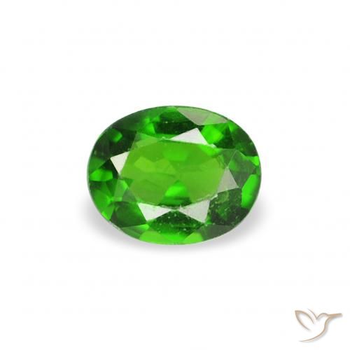 0.18ct Натуральный Medium Dark-Green хром турмалин, Овал, Чистота VS