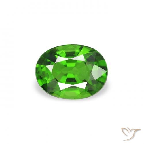 0.29ct Натуральный Medium Dark-Green хром турмалин, Овал, Чистота VVS