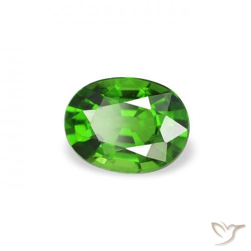 0.29 карата, натуральный Medium Dark-Green Хром Турмалин, Овал, Чистота VVS