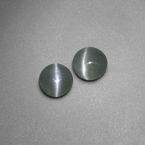 Натуральный зелёный chrysoberyl cat's eye  карата прозрачный, полупрозрачный
