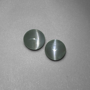 Натуральный зелёный chrysoberyl cat's eye  карата прозрачный, полупрозрачный