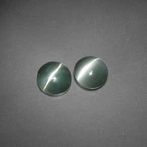 Натуральный зелёный chrysoberyl cat's eye  карата прозрачный, полупрозрачный
