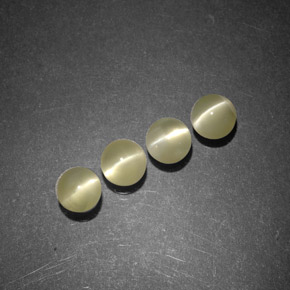 Натуральный золотой chrysoberyl cat's eye  карата прозрачный, полупрозрачный