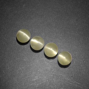 Натуральный золотой chrysoberyl cat's eye  карата прозрачный, полупрозрачный