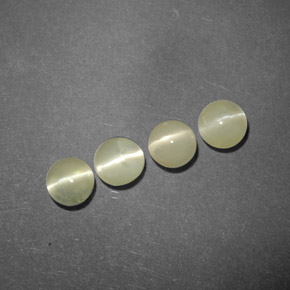 Натуральный зелёный chrysoberyl cat's eye  карата прозрачный, полупрозрачный