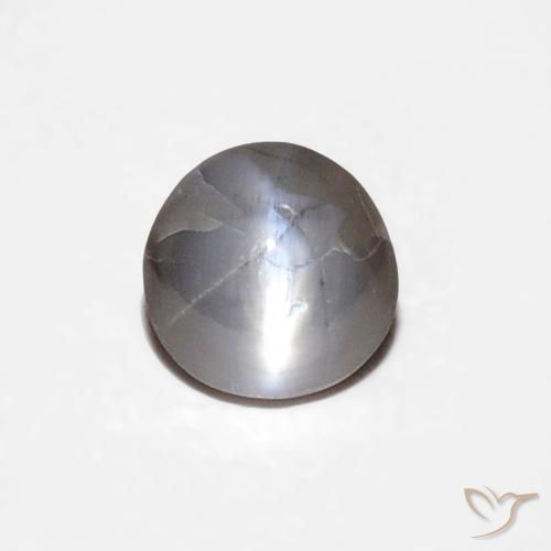 0.29ct Натуральный Medium Dark-Grey Хризоберилл Кошачий Глаз, Овал, Непрозрачный