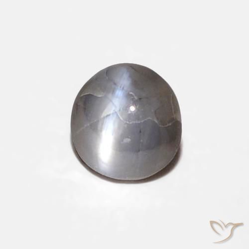 0.29 карата, натуральный Medium Dark-Grey Хризоберилл Кошачий Глаз, Овал, Непрозрачный