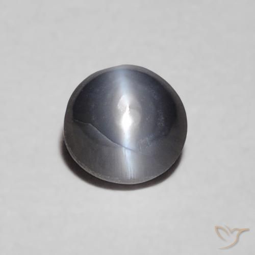 0.36ct Натуральный Серый Хризоберилл Кошачий Глаз, Овал, Непрозрачный