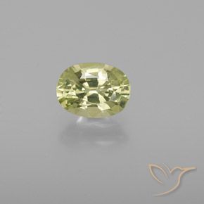 0.97ct Натуральный Средний желтый Хризоберилл, Овал, VVS-VS