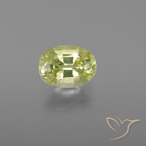 1.22ct Натуральный Средний желтый Хризоберилл, Овал, VVS-VS