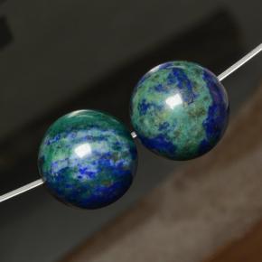  карата, натуральный Многоцветный Хризоколлы, Сфера / Шар, Непрозрачный