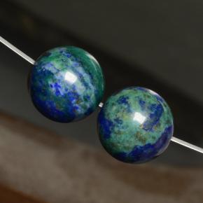  карата, натуральный Многоцветный Хризоколлы, Сфера / Шар, Непрозрачный