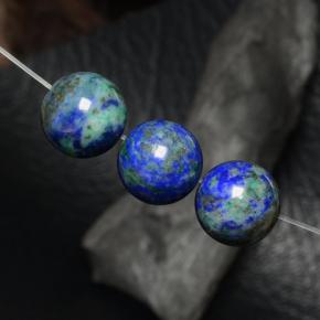 27.71 карата, натуральный Многоцветный Хризоколлы, Сфера / Шар, Непрозрачный