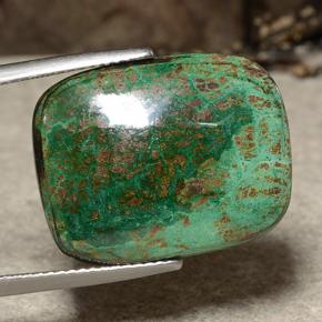 17.99 карата, натуральный Многоцветный Хризоколлы, Подушка Крой, Непрозрачный