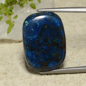 17.41 карата, натуральный Многоцветный Хризоколлы, Подушка Крой, Непрозрачный