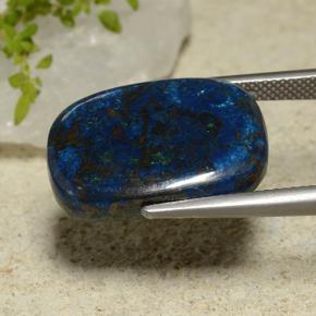 17.41 карата, натуральный Многоцветный Хризоколлы, Подушка Крой, Непрозрачный