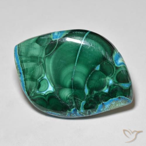 50.32ct Натуральный Многоцветный Хризоколлы, причудливая, Непрозрачный