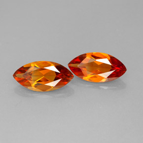 Натуральный жёлтый цитрин  карата маркиз, VVS-VS