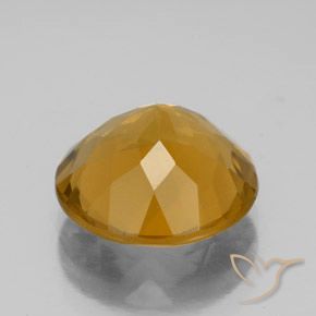 4.95 карата, натуральный Medium-Light Orange-Gold  Цитрин, Круглый, VVS-VS
