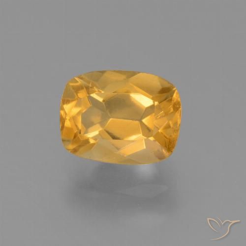 1.97ct Натуральный Средний апельсин Цитрин, Подушка, VVS-VS