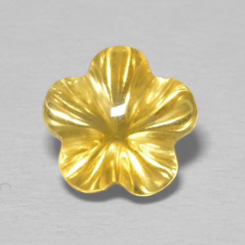 2.23ct Натуральный Top Gold Цитрин, Огранка Цветок, Прозрачный