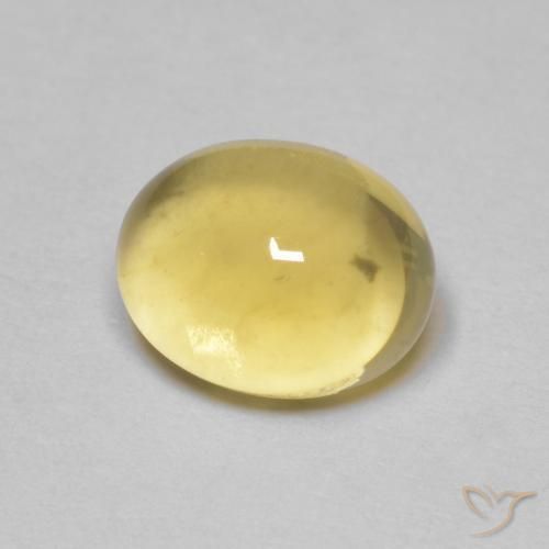 2.45ct Натуральный Светлое золото Цитрин, Овал, Прозрачный