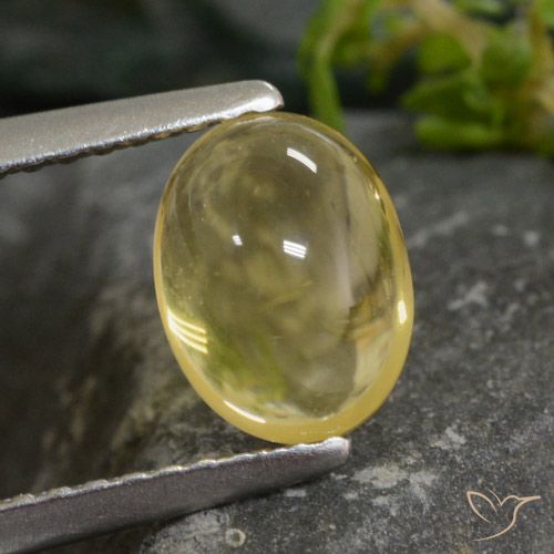 1.43ct Натуральный Светлое золото Цитрин, Овал, Прозрачный